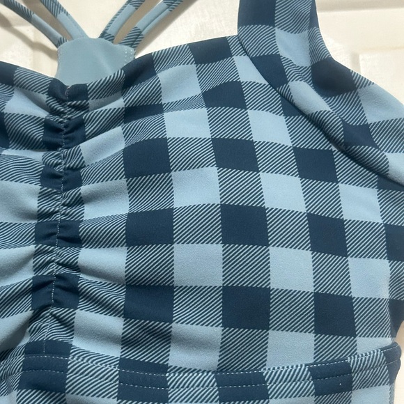 BuffBunny Checkered Crop Top Bralette M - Picture 2 of 4